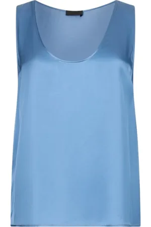 Liu Jo Top, Dame, Blå, S, Uld, Stilfuld 100%Vi Kvinders Top
