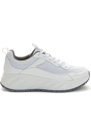Grunberg Sko, Dame, Hvid, 38 EU, Hvide Lukkede Sneakers til Kvinder