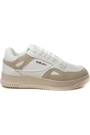GAËLLE Sko, Dame, Hvid, 41 EU, Suede, Hvid Suede Sneaker til Kvinder