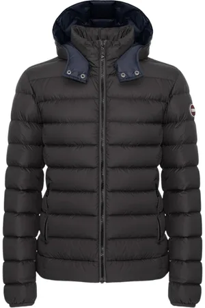 Colmar Jakke, Herre, Sort, 4XL, Uld, Grå Yderbeklædning Ekstra Slim Jakke