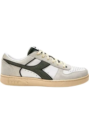 Diadora Sko, Herre, Hvid, 40 EU, Suede, Magic Basket Low Suede Leather Sneakers