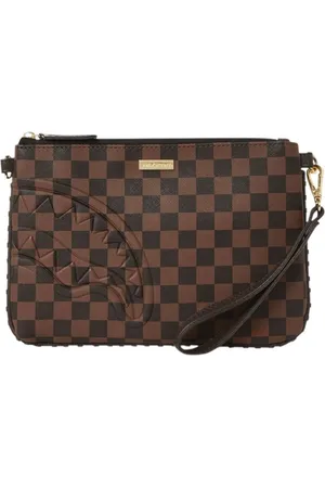 Sprayground Taske, Herre, Brun, ONE SIZE, Core Emboss Check Clutch Taske