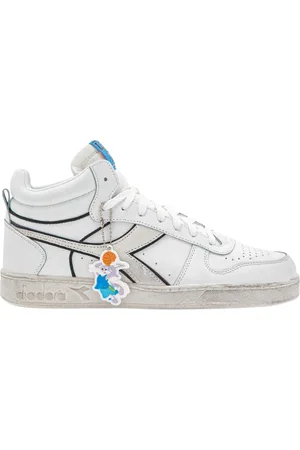 Diadora Sko, Herre, Hvid, 45 1/2 EU, Læder, Vintage Bunny Sneakers Hvid