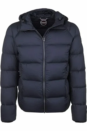 Colmar Jakke, Herre, Blå, 3XL, Polyester, Blå Quiltet Polyester Puffer Jakke