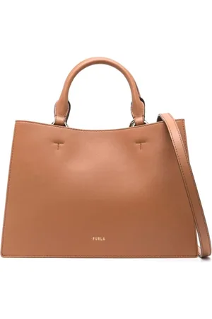 Furla Taske, Dame, Brun, ONE SIZE, Læder, Brun Tote Taske Nuvola M