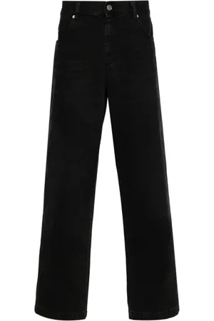 Isabel Marant Jeans, Herre, Sort, W32, Denim, Sorte Wide Leg Denim Jeans