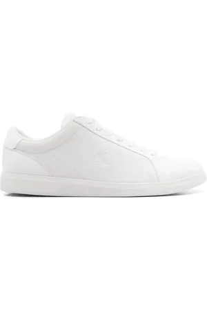 Calvin Klein Sko, Herre, Hvid, 41 EU, Læder, Hvid Sneaker Lav Profil Cupsole