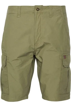 Napapijri Shorts, Herre, Grøn, W32, Bomuld, Cargo Bermuda Shorts Grøn Bomuld