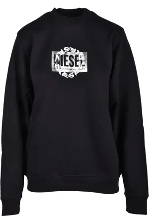 Diesel Sweathshirts & Hoodies, Dame, Sort, XS, Bomuld, Sweatshirts Hoodies
