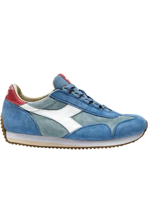 Diadora Sko, Herre, Blå, 46 EU, Suede, Vintage Suede Sneaker Equipe Blå Mænd