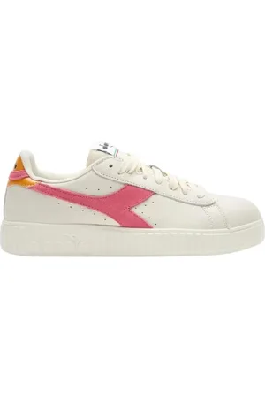 Diadora Sko, Dame, Hvid, 37 EU, Læder, Hvid Læder Sneaker Premium Stil