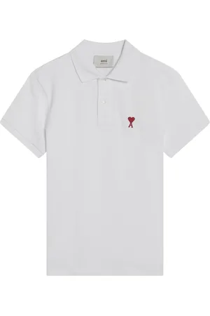Ami Top, Dame, Hvid, S, Kortærmet Polo Skjorte