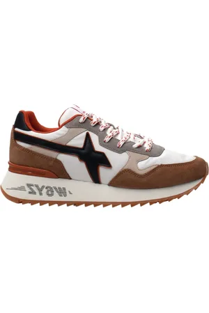 W6YZ Sko, Herre, Brun, 44 EU, Læder, Brun Yak Sneaker