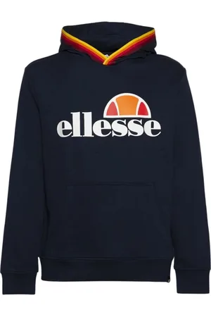 Ellesse Sweathshirts & Hoodies, Herre, Blå, M, Regnbue hættetrøje med frontlomme