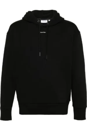 Calvin Klein Sweathshirts & Hoodies, Herre, Sort, 2XL, Uld, Stilfulde Frakker Samling