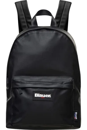 Blauer Taske, Herre, Sort, ONE SIZE, Sort Coated Rygsæk med Justerbare Stropper