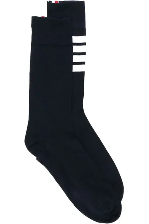 Thom Browne Undertøj, Herre, Blå, ONE SIZE, Blå Mid Calf Sokker