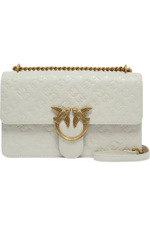 Pinko Taske, Dame, Hvid, ONE SIZE, Uld, Classic Vitello Taske