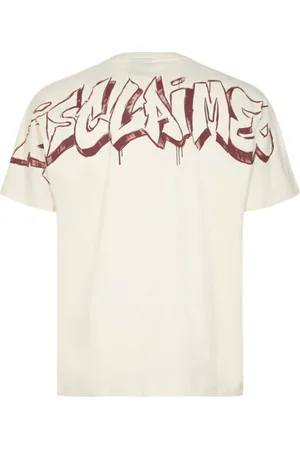 DISCLAIMER Top, Herre, , L, Uld, Jersey T-shirt med mural effekt