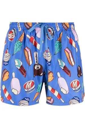 Moschino Badetøj, Herre, Blå, M, Fantasi Gelato Blå Badetøj Pe24