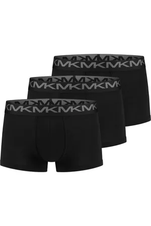 Michael Kors Undertøj, Herre, Sort, S, Bomuld, 3-Delt Boxer Briefs Sæt Sort Mænd