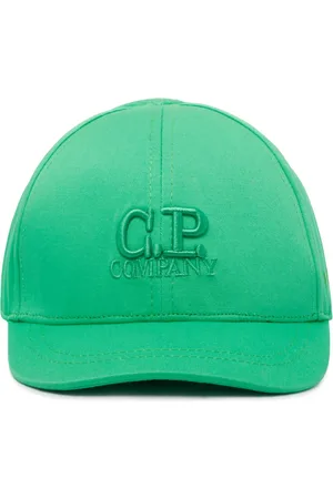 C.P. Company Tilbehør, Herre, Grøn, 2XS, Bomuld, Grøn Kasket med Logo