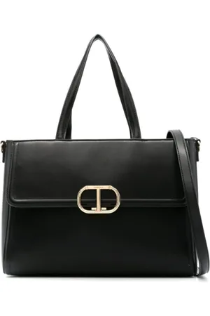 Twin-Set Taske, Dame, Sort, ONE SIZE, Elegant Sort Tote Taske