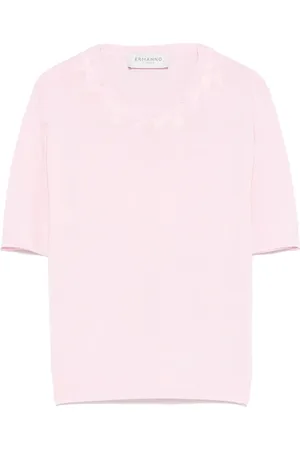 ERMANNO SCERVINO Strik, Dame, Lyserød, S, & Purple Maglia Top