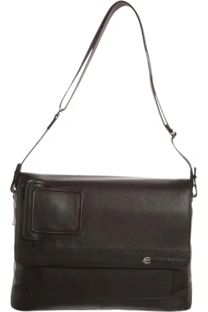 Piquadro Taske, Herre, Brun, ONE SIZE, Læder, Brun læder messenger taske laptop forretning