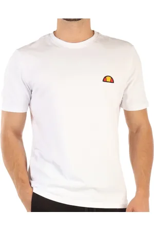 Ellesse Top, Herre, Hvid, L, Bomuld, Hvid Logo Patch T-shirt