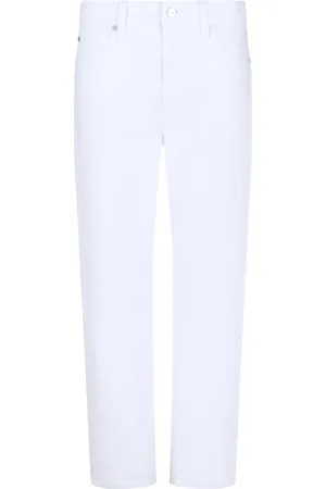 Calvin Klein Bukser, Dame, Hvid, W28, Denim, Lys Slim Fit Denim Jeans
