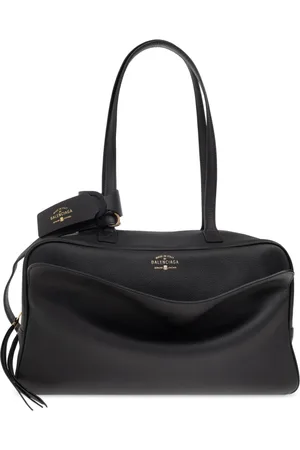 Balenciaga Taske, Dame, Sort, ONE SIZE, Uld, Skuldertaske Carrie Medium