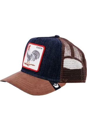 Goorin Bros. Tilbehør, Dame, Blå, ONE SIZE, Bomuld, Animal Farm Trucker Cap Blå Unisex