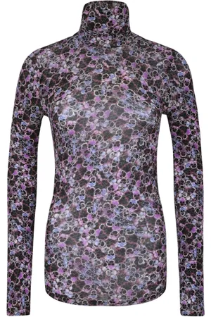Isabel Marant Top, Dame, Flerfarvet, 2XS, Joyela Trykt Jersey Top