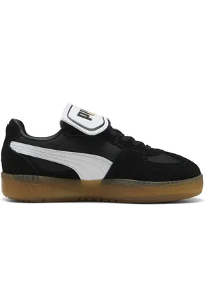 PUMA Sko, Dame, Sort, 38 1/2 EU, Læder, Sort Sneaker til Kvinder