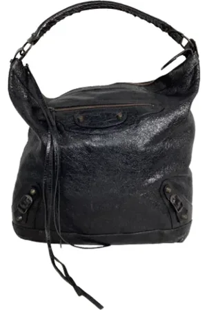 Balenciaga Pre-owned, Dame, Sort, ONE SIZE, Uld, Pre-owned Laeder balenciaga-tasker