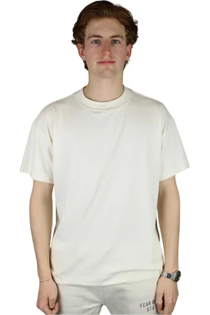 FEAR OF GOD Top, Herre, Hvid, M, Neutral Shell Farve Tee Pakke