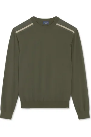 Paul & Shark Sweathshirts & Hoodies, Herre, Grøn, 2XL, Polyester, Luksuriøs Typhoon Platinum Sweater