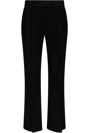 Helmut Lang Bukser, Dame, Sort, XS, Sort Cropped Bootcut Bukser