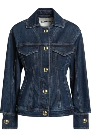 DARKPARK Jakke, Dame, Blå, S, Denim, Denim jakke