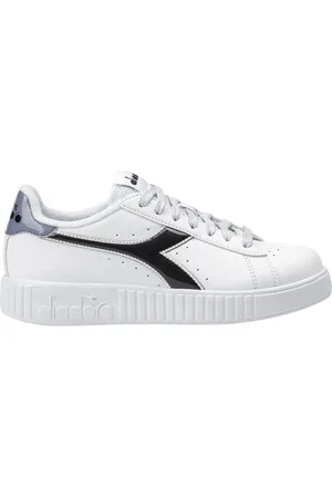 Diadora Sko, Dame, Hvid, 40 EU, Læder, Hvid Syntetisk Læder Sneaker Step P