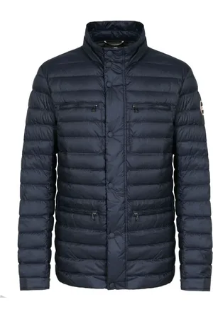 Colmar Jakke, Herre, Blå, XL, Polyester, Blå Polyester Field Jacket Letvægtsfjerpolstring