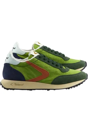 Valsport 1920 Sko, Herre, Grøn, 45 EU, Nylon, Vintage Suede Nylon Sneakers Grøn
