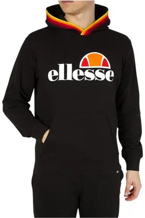 Ellesse Sweathshirts & Hoodies, Herre, Sort, M, Regnbue hættetrøje til mænd