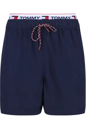 Tommy Hilfiger Badetøj, Herre, Blå, 2XL, Nylon, Blå badetøj med teknisk nylonstof