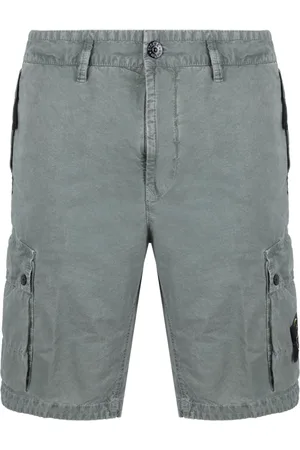 Stone Island Shorts, Herre, Grå, W33, Afslappede Sommer Shorts