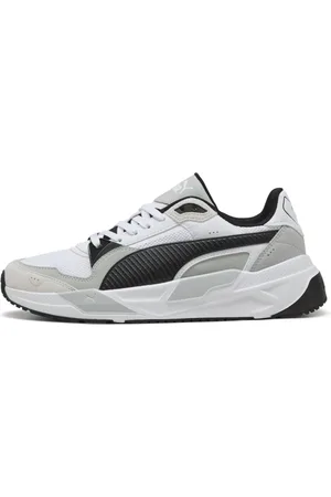 PUMA Sko, Herre, Flerfarvet, 44 1/2 EU, Læder, Hvid Sneaker til Mænd