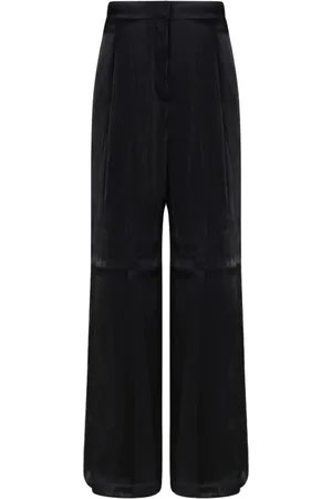 Michael Kors Bukser, Dame, Sort, XS, Iridescent Wide Leg Pants