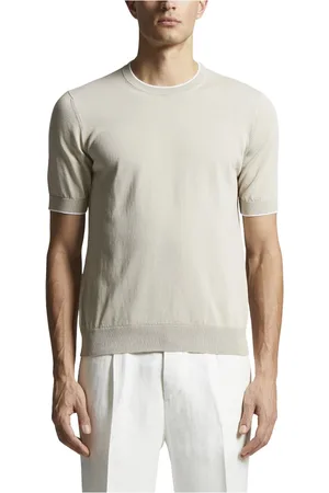 PESERICO SIGN Strik, Herre, , 2XL, Bomuld, Ren bomulds t-shirt