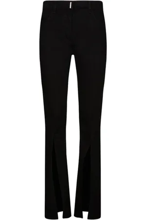 Givenchy Jeans, Dame, Sort, W25, Denim, Sorte Højtaljede Denim Bukser